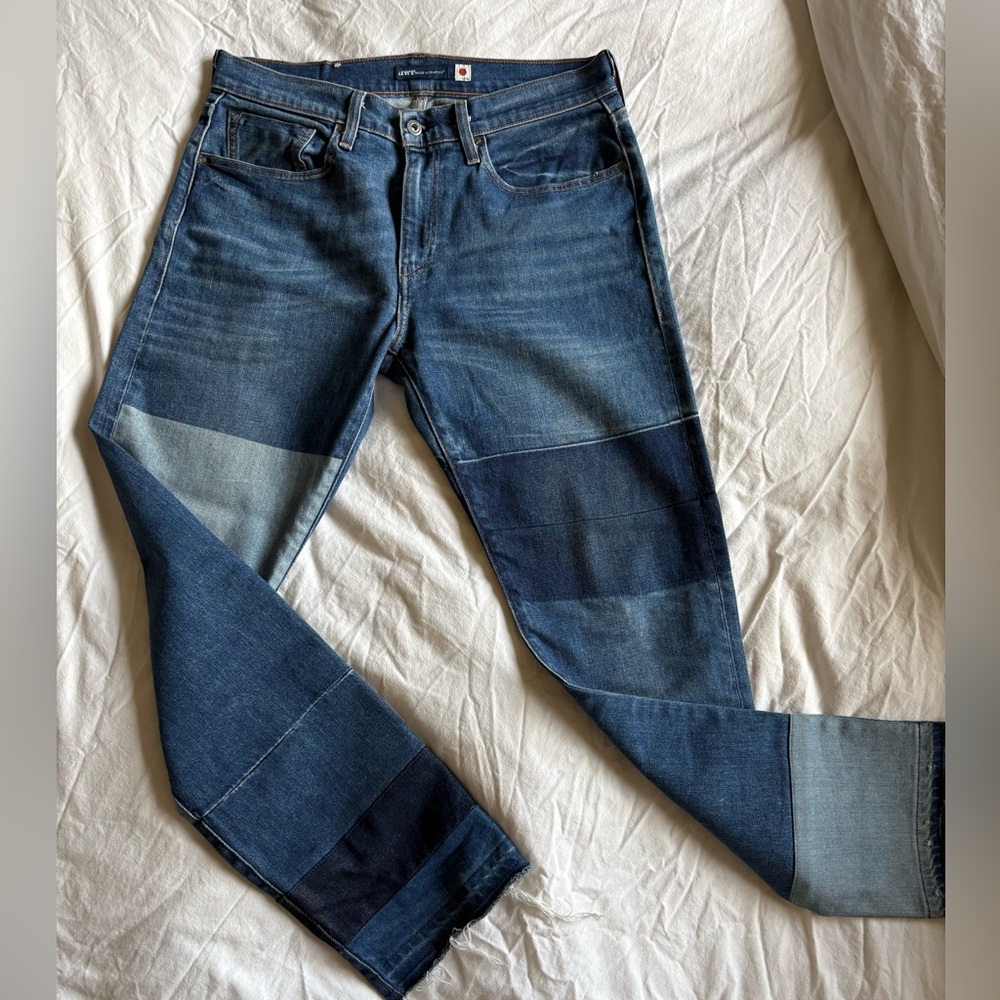 Levi’s Made & Crafted Made in Japan 32/34 Patchwork Denim Jeans RARE
